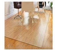 Générique Protection Table Transparent，Nappe en Plastique Transparent，Tapis De Chaise De Bureau Rectangle, 1.5mm Tapis De Chaise Transparents PVC Tapi Protège-Sol(160cmX300cm/64 X120)