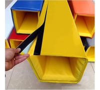 Générique Protections Auto-adhésives pour poteaux de Basket-Ball de 1,83 m (6 pi), compatibles avec Les poteaux de 5 à 51 cm (2 à 20 po), pour la sécurité des gymnases et garages, Couleur Jaune, 31,5