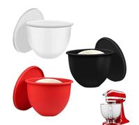 Générique Protège-bols de Robot Ménager - Insert de Panier Réutilisable 4.7 L - Housse de Bol de Mélange 3 Pièces - pour Mélanger Cuire Pâtisser Micro-ondes Four Lave-vaisselle