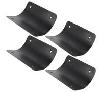 Générique Protège-Bord de Bagage en Plastique Noir 4pcs, Protections d'angle Anti-Collision pour Valise de Voyage, Accessoires Renforcés pour Coins de Bagages