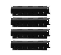 Générique Protège-Brûleurs - Plaques Chaudes de BBQ en Acier Inoxydable - Déflecteur Brûleur 4 Pièces pour Extérieur Camping Randonnée Jardin