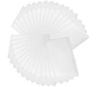 Générique Protège-Cartes Anti-Rfid en PVC Transparent Mat Format Vertical, Lot de 100 Pochettes pour Cartes Bancaires et Documents de Transport Public