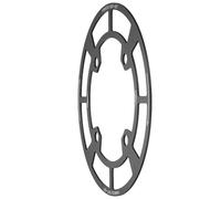 Générique Protège-chaîne - Pignon de vélo 104 mm, Couvercle de Protection de Plateau de vélo, Protection de pignon de Cyclisme en d'aluminium sans Performance | légère de Conception c