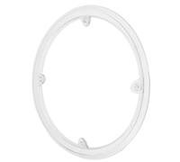 Générique Protège-Chaîne VTT Plastique Solide Blanc 48 Dents 4 Trous, Protection Complète Plateau Étroit et Large pour Vélo Tout Terrain, Housse Anti-Âge Composants, Accessoire Cyclisme