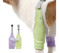 Générique Protège-Coude Chien Protège-Genou Réglable Résistant À l'usure | Genouillères De Protection Pour Chien Aux Races Moyennes Et Grandes, Debout, En Course, Couché, En Marche, Assis,