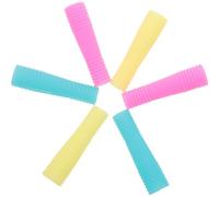Générique Protège-embouts en Silicone 6 Pièces Accessoires pour Manucure Ongle et Pédicure Léger et Facile à Mettre Couleur Aléatoire pour Ciseaux et Pinces à Épiler