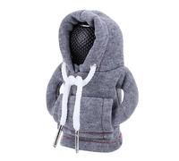 Générique Protège-levier de Vitesse accessoire voiture tuning pour Bentley Continental GT Supersports 2017-2025 Design Sweat à Capuche Amusant, Anti-Rayures et Confortable(Gris)