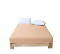 Générique Protège Matelas Drap-Housse en Coton avec Bande élastique, Couleur Unie, antidérapant, réglable, for lit Simple, Double, King Size et Queen(Color08,160x200x25cm 1pc)