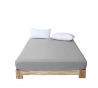 Générique Protège Matelas Drap-Housse en Coton avec Bande élastique, Couleur Unie, antidérapant, réglable, for lit Simple, Double, King Size et Queen(Color09,200x200x25cm 1pc)