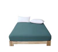 Générique Protège Matelas Drap-Housse en Coton avec Bande élastique, Couleur Unie, antidérapant, réglable, for lit Simple, Double, King Size et Queen(Color05,180x200x25cm 1pc)