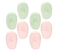 Générique Protège-oreilles en Silicone Étanche, Lot de 4 Paires, Taille Standard, Protection Auditive Contre la Chaleur, Pour Salons de Coiffure et Teinture à Domicile