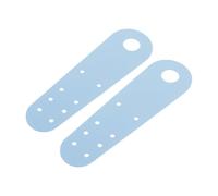 Générique Protège-Orteils en Cuir PU Léger pour Patins à roulettes Bleu, Forme Ajustée Précise, Pack de 2 Pièces pour Jeunes Patineurs