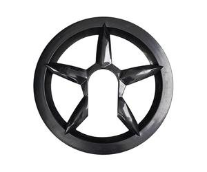 Générique Protège Plateau Vélo - 40-42 Dents Garde Chaîne | Cache pour Bicyclettes | PP, 5 Trous Entraxe 6,5cm, Résistant Chocs & Usure, pour VTT Et Vélo Route