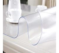 Générique Protège-Table en PVC Épais 1.5mm Mat - Résistant, Étanche & Essuyable, Résistant à la Chaleur - Couverture de Table 11.81x31.5in/30x80 cm pour Table à Manger, Bureau, Table de Café