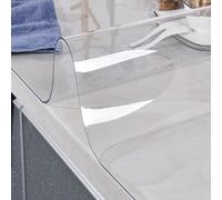 Générique Protège-Table Transparent 1.5mm Épais en PVC Robuste - Étanche & Essuyable, Résistant à la Chaleur - Tapis pour Table à Manger, Bureau, Table Basse - 27.56x94.49in/70x240cm