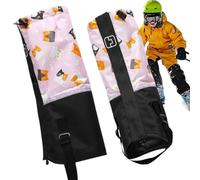 Générique Protège-Tibias Neige, Protections Jambe Impermeables Bottes Jambieres, Protection Respirante pour Garçons Filles Randonnée Hiver Camping Aventures Extérieur