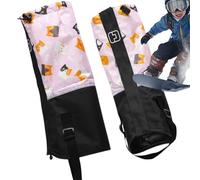 Générique Protège-Tibias Neige | Protège-Bas Anti-Vent pour - Protège-Jambes Réglables pour Filles et Garçons Randonnée Camping Escalade Hiver