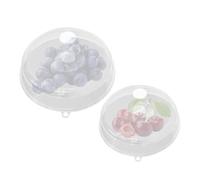Générique Protezione antispruzzo per microonde, coperchio per microondse - trasparente per per microonde Con Prese d'aria,Alzata per Torta Con coperchio di protezione, protezione antisch