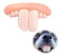 Générique Prothèses Amusantes pour Animaux de Compagnie, Jouets pour Chiens, Bretelles Amusantes Chiens, Jouets à mâcher adaptés à Halloween, Fournitures Animaux de Compagnie (White, 5)