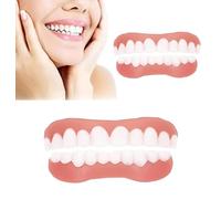 Générique Provisoire Facette Dentaire Prothèse Dentaire Cosmétique Facette Dentaire Haut Et Bas Prothèses Instantanées De Facettes Fausses pour Hommes Et Femmes,2pcs