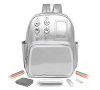 Générique PU Bag | Cute Badge Display Organizer Purse - Badge Display Backpack,for Work Fitness Everyday Sports Travel Luggage Hiking Comic Con Outdoors