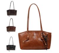 Générique PU Leather Shoulder Bag for Women, All-Matching Casual Vintage Armpit Bags, Fall Winter Trendy Small Purse Handbags