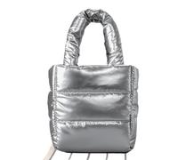 Générique Puffer Tote Bag, Small Lightweight Purse, Chic Soft Padded Nylon Design, Comfortable Shoulder Carry, Ideal for Work, Travel, Gym, Shopping, Women, Daily Use 157.64 Inches
