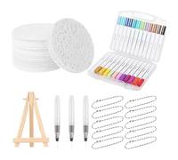Générique Puffy Paint - 3D Fabric Paint Set, Raised Texture Art Supplies, Creative Painting Craft Material, Use for Canvas, Fabric, Furniture, Window Decor, Kids School Home Adults