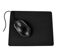 Générique PULABO Tapis de souris rectangulaire anti-glisse et durable en plastique ou acrylique, noir, pour jeu et home office