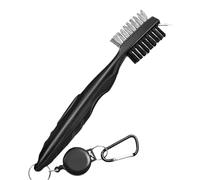 Générique Pulitore per mazze da Golf | Spazzola ergonomica da Golf Con fune retrattile | Attrezzatura per appassionati di Sport per vacanze, Campo pratica, carrello da Viaggio