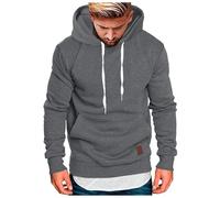 Générique Pull À Capuche Homme Coupe Regular Manches Longues Sweat Capuche Hemme Look Décontracté pour Un Confort Qui Vous Accompagne du Matin Au Soir Votre Allié Détente Après Une Journée De Travail