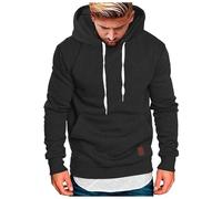 Générique Pull À Capuche Homme Coupe Regular Manches Longues Sweat Capuche Hemme Look Décontracté pour Un Confort Qui Vous Accompagne du Matin Au Soir Votre Allié Détente Après Une Journée De Travail