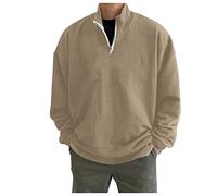 Générique Pull a Capuche Homme Sweat Pulls, Gilets Et Sweats À Col Rond/Crewneck Tous Les Jours Quotidien Sweet Éponge Lot De 2 Pack Vestes Sport Veste Zippé en Polaire Fleece pour Le