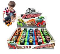 Générique Pull Back Race Car - Colorful Friction Powered Cars for Kids, Interactive Racing Playset with Funny Mini Vehicles, Educational Toy for Boys Girls, Multicolor, Party Gift Use 12.44in