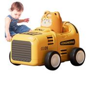 Générique Pull Back Toy Car - Cartoon Inertia Vehicle | Kids Push & Go Toy