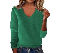 Générique Pull Cachemire Femme Hiver Chaud Vetement Chic Pull Femme Chic Et Elegant Manches Longues Coupe AjustéE Pulls Tricoté Doux Et Confortable Surdimensionné