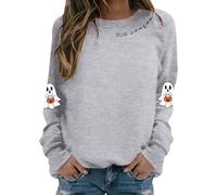 Générique Pull Citrouille Femme Vetement Halloween Tee Shirt Veste a Capuche Costume Squelette Automne Pumpkin Spice Cafe Deguisement Sweat Oversize Tshirt Zombie Hoodie Déguisement Rob