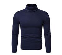 Générique Pull Col Roulé Homme Couleur Unie Sous Pull Homme Hiver Chaud Sous Pull Homme Col Montant Tricotés Thermique Pulls, Gilets et Sweats Homme Sweater Pullover Sweat Homme