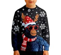 Générique Pull De Noel 12 Ans Sweat Enfant Ado Garcon Fille Moche Noël Christmas Sweater Pulls Garçon 14