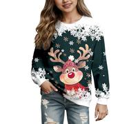 Générique Pull De NoëL 3D Rigolo Sweat GarçOn pour Enfants Haut De Loisirs Confortable ÉLéGant Quotidien Noel Aventure en Plein Air VêTements d'hiver Chauds Tenue NoëL Pull Noel Femme 2-14 Ans