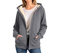 Générique Pull de Noël Ample en Laine d'agneau pour Femme Manteau d'hiver Épais Chaud Couleur Unie Grande Taille Vêtements Tricotés pour La Maison Les Fêtes Veste Adorable Style Harajuku Y2k