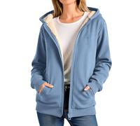 Générique Pull de Noël Ample en Laine d'agneau pour Femme Manteau d'hiver Épais Chaud Couleur Unie Grande Taille Vêtements Tricotés pour La Maison Les Fêtes Veste Adorable Style Harajuku Y2k