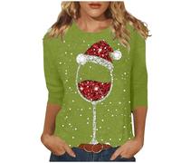 Générique Pull De Noel Femme Manches Longues Christmas Ugly Chic Lumineux Tenue Rigolo Original Mode Moche Pull