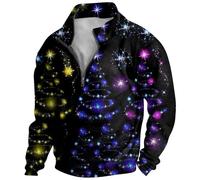 Générique Pull De Noël Homme - Pulls Moches, Sweatshirt, Gilet - Famille Assorti (Noir, 5XL)