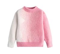 Générique Pull d'hiver pour Enfants, col du Cou, Manches Longues, Tricot de Base, Style Automne-Hiver, Filles, Moyen et Enfant 3 8 Ans