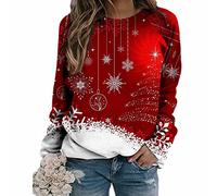 Générique Pull Drole Noel Couple Famille Jacquard Gros Pull Alpaga Christmas Sweater Vêtements Assortie Polaire Plus Pulls Sweat Vetement Noel Habit Cocooning Lumineux Sweater XXL