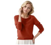 Générique Pull en Laine à col Rond pour Femme. Sa Coupe ajustée et Ses Manches Longues Lui confèrent Une élégance discrète, en Faisant Un vêtement Confortable à Porter au Quotidien Ville