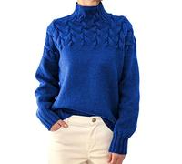 Générique Pull en Laine Cachemire À Col Roulé pour Femme sous Pull Manches Longues Chandail Dame Hiver Chaud Mode Tricoté Chaud Hauts Chandail Pull Femme Hiver Chaud Chic