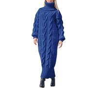 Générique Pull Femme Chic et Elegant Grande Taille, Pull féminin à col roulé en Tricot Ample pour Une élégance Professionnelle en Saison Automne Hiver