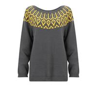 Générique Pull Femme Hiver Chaud-Pull Fair Isle pour Femme Grande Taille Manches Longues Col Ras du Cou Pull en Tricot Fair Isle Hauts S 4XL